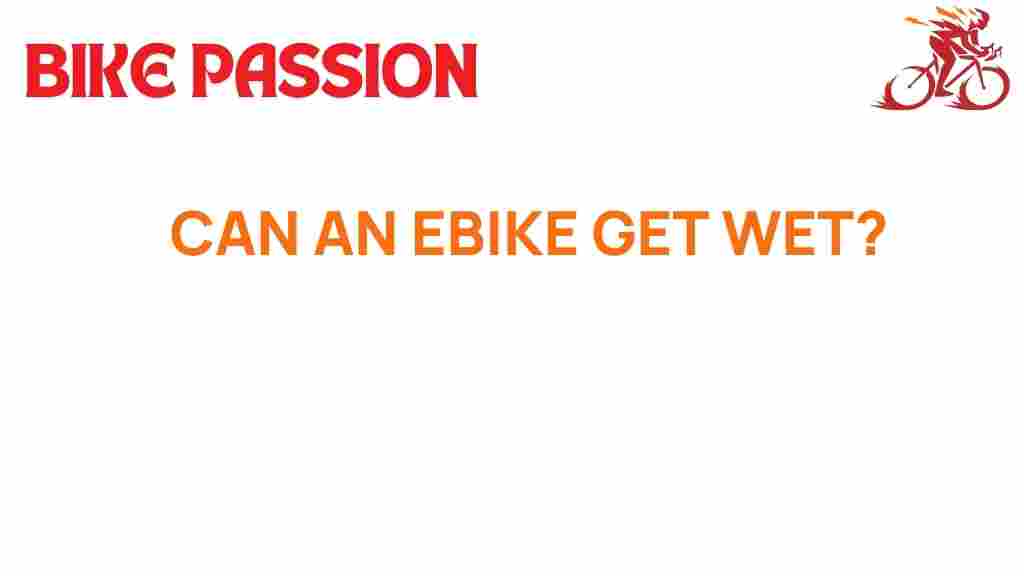 can-an-ebike-get-wet