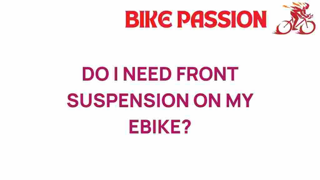 eBike-front-suspension-need