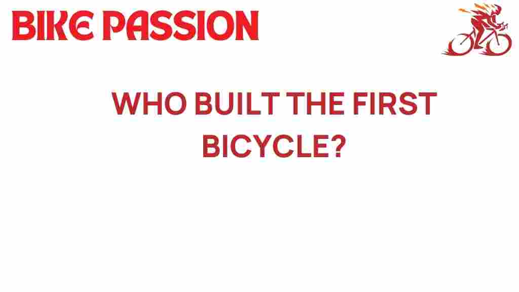 who-invented-the-first-bicycle