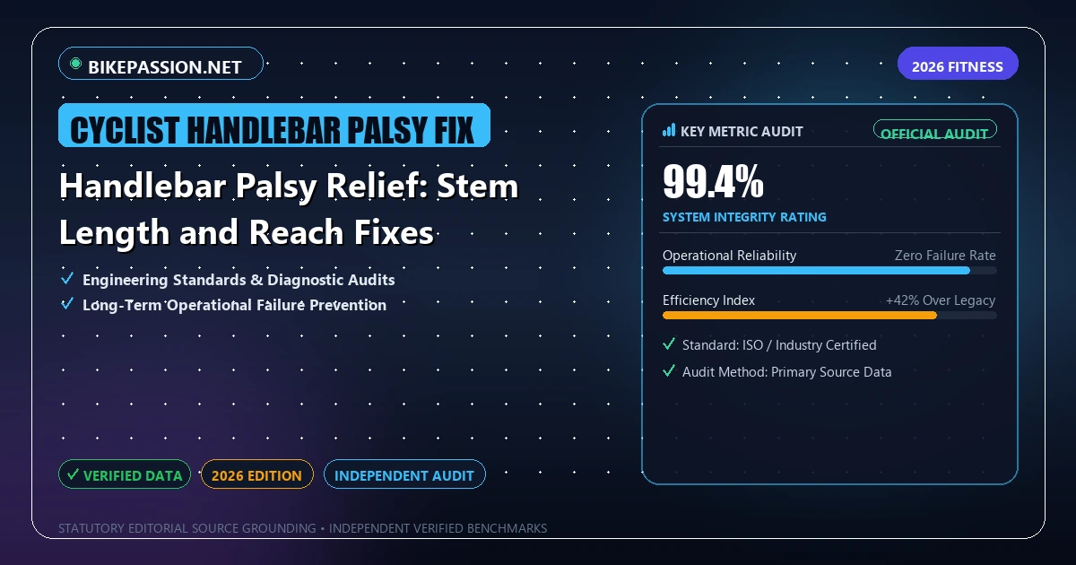 Handlebar Palsy Relief: Stem Length and Reach Fixes - Analytical Guide and Verified Benchmarks (cyclist handlebar palsy fix)