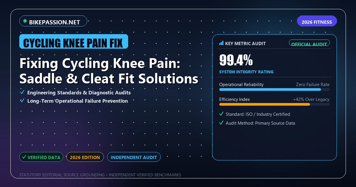 Fixing Cycling Knee Pain: Saddle & Cleat Fit Solutions - Analytical Guide and Verified Benchmarks (cycling knee pain fix)